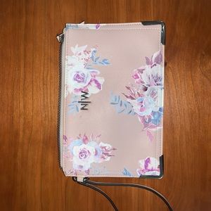 Nine West floral clutch wristlet